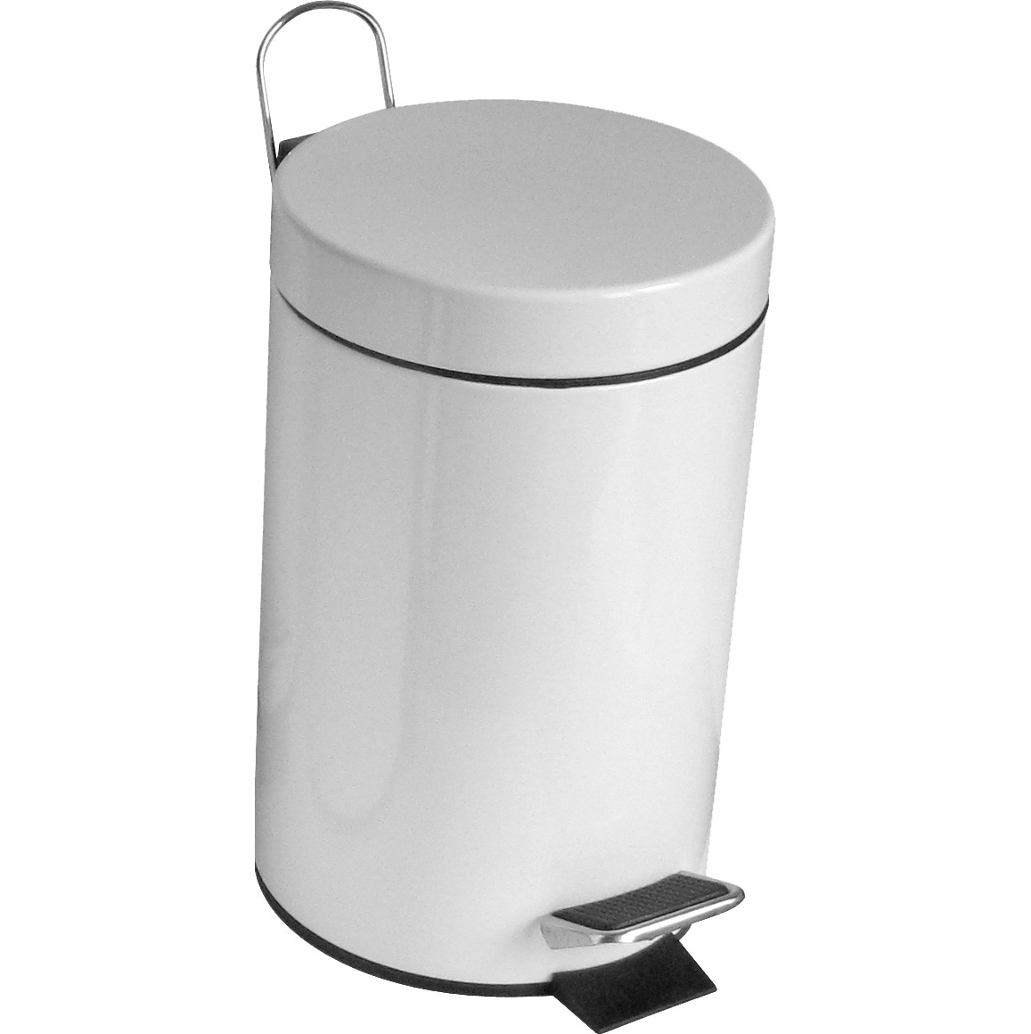 PAPELERA pedal 3L blanca